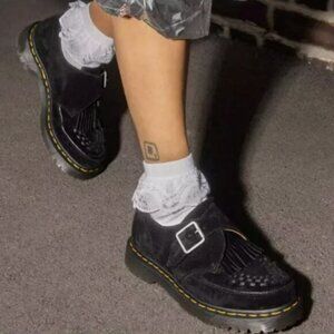 Dr. Martens Ramsey Suede Kiltie Buckle Creepers Loafers